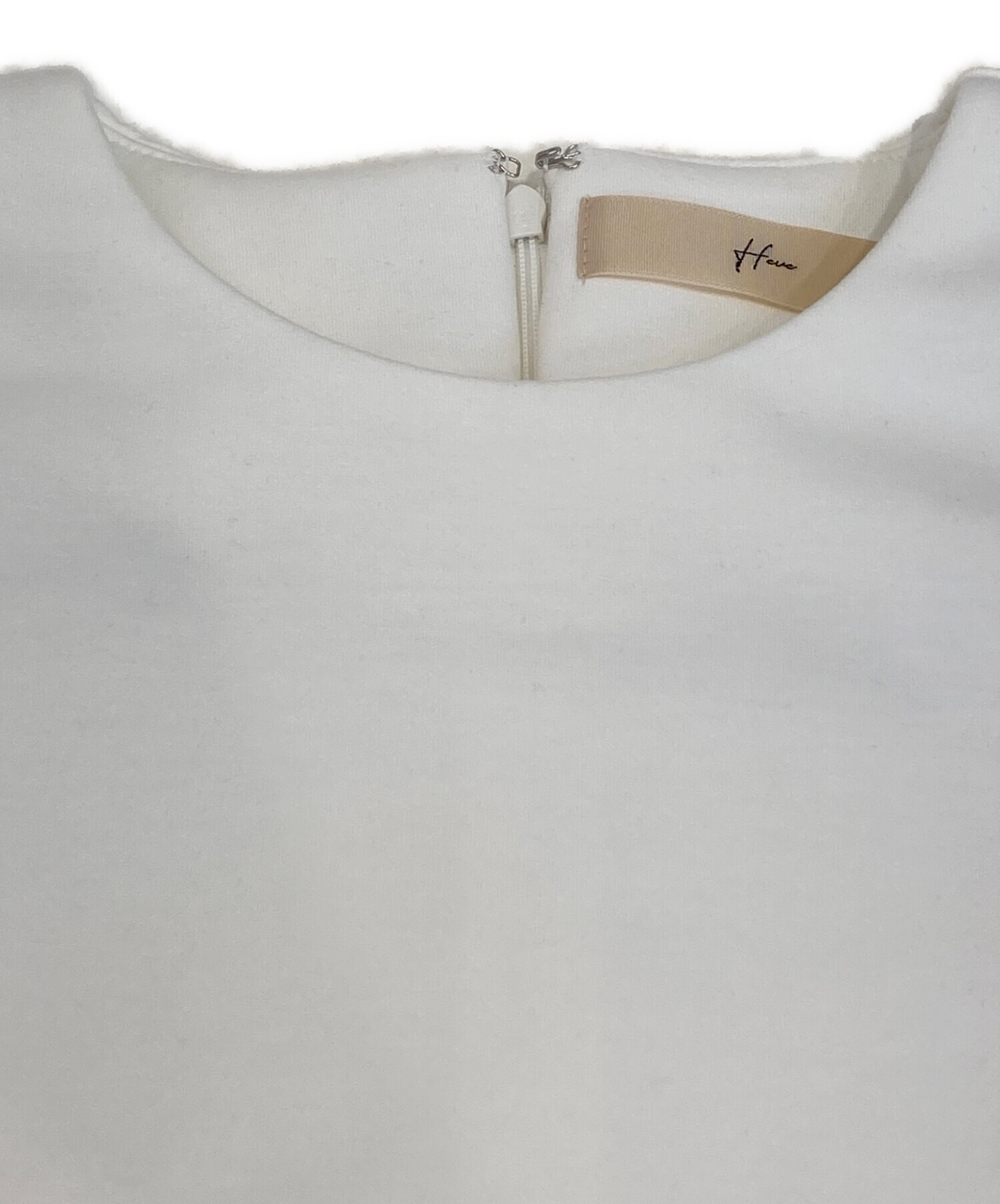 中古・古着通販】Heve (ヘイヴ) Puff Shoulder Tops ホワイト サイズ