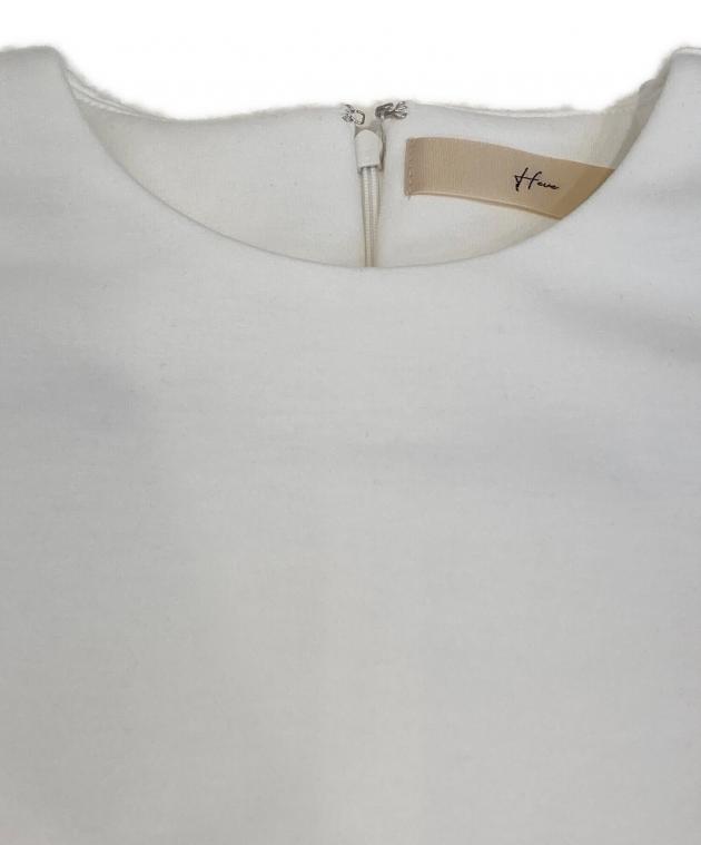 中古・古着通販】Heve (ヘイヴ) Puff Shoulder Tops ホワイト サイズ