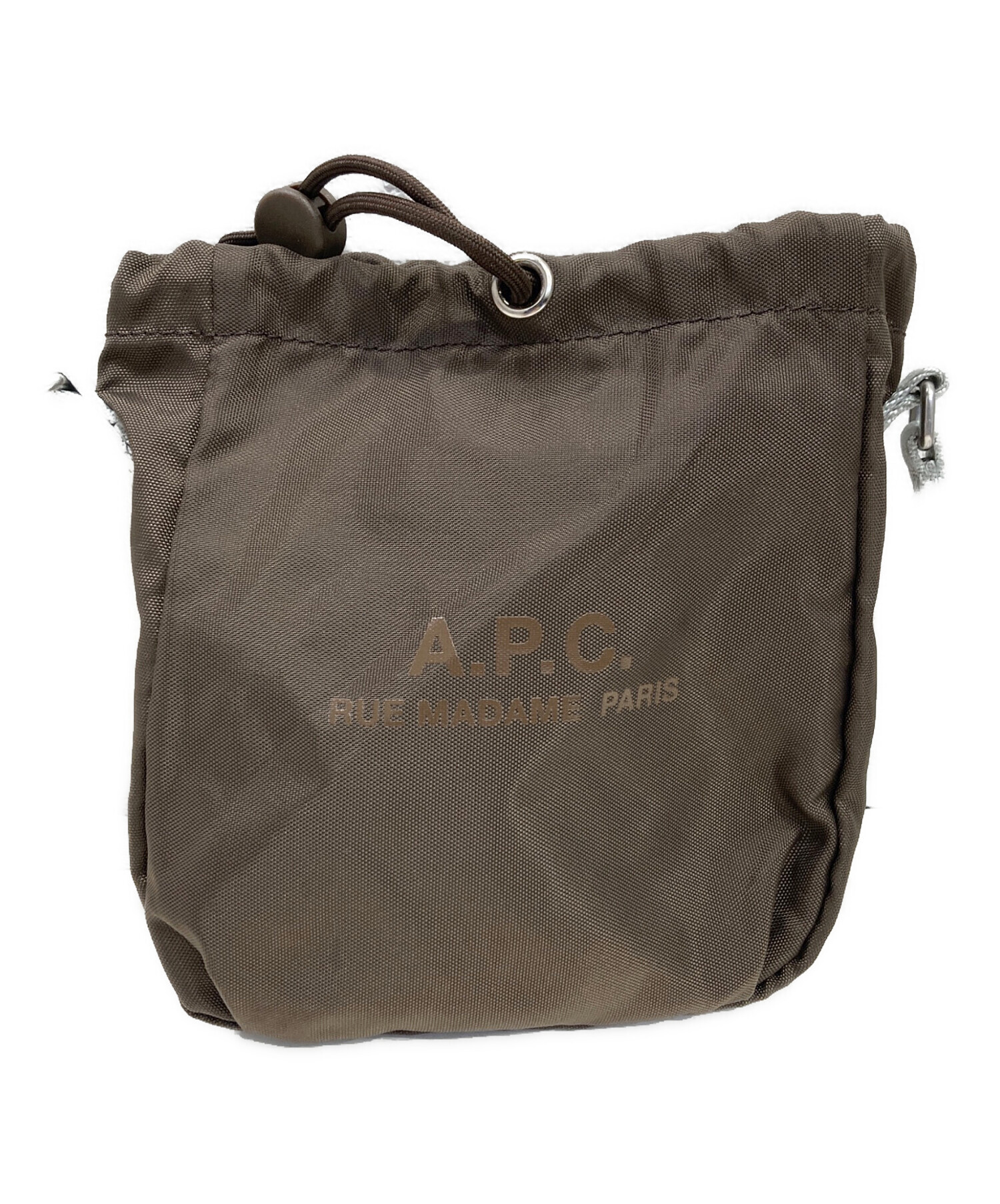 Y*I様 【未使用】A.P.C. アーペーセー クロスボディポーチ カーキ 中古・古着通販】A.P.C. (アーペーセー) BACKSTAGEクロスボディポーチ
