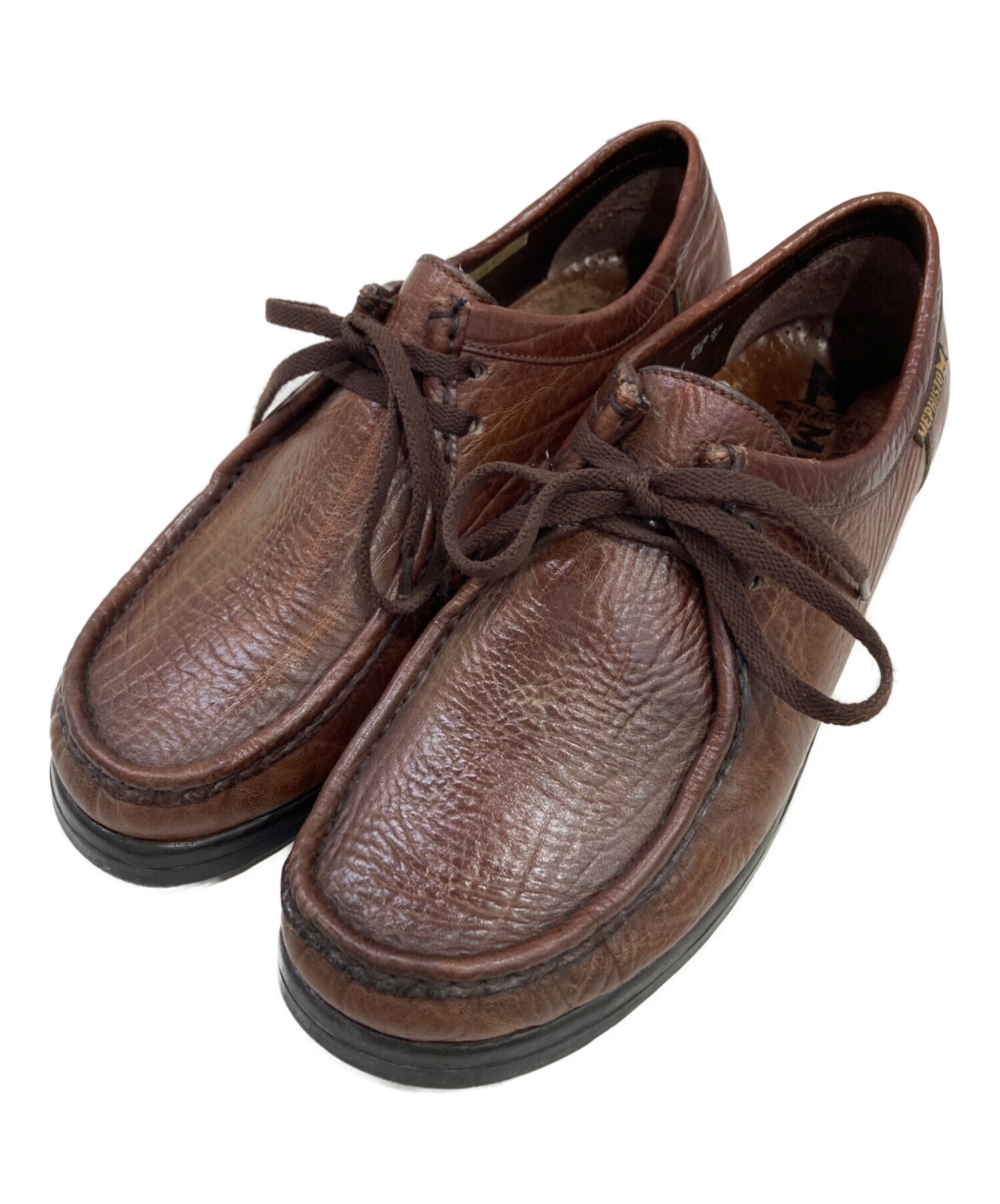 【美品】メフィスト24㎝ MEFPHISTO チロリアン コンフォートシューズ 中古・古着通販】MEPHISTO (メフィスト) チロリアンシューズ ブラウン