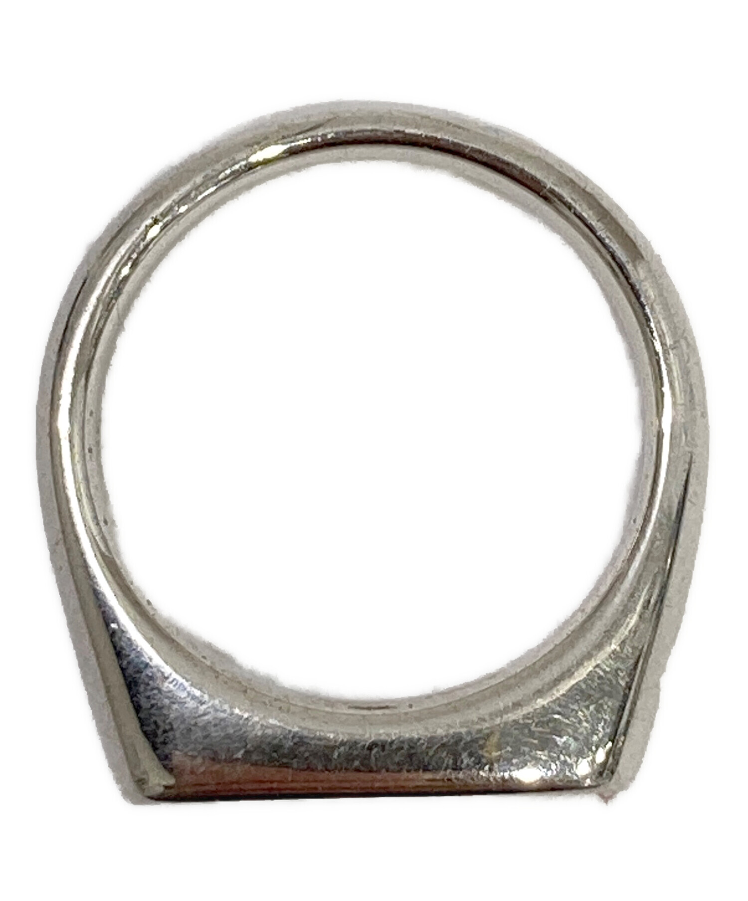 中古・古着通販】TOM WOOD (トムウッド) Mario Ring Onyx シルバー