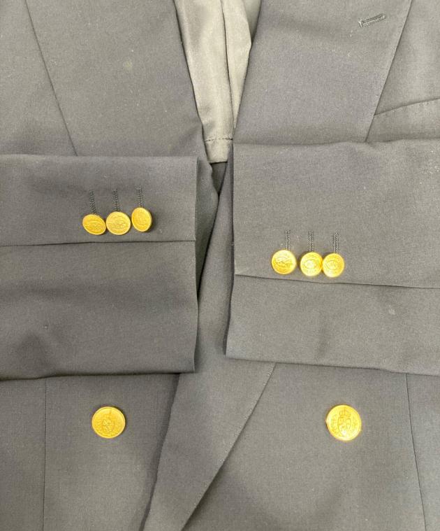 中古・古着通販】GIVENCHY (ジバンシィ) 金ボタンダブルブレザー