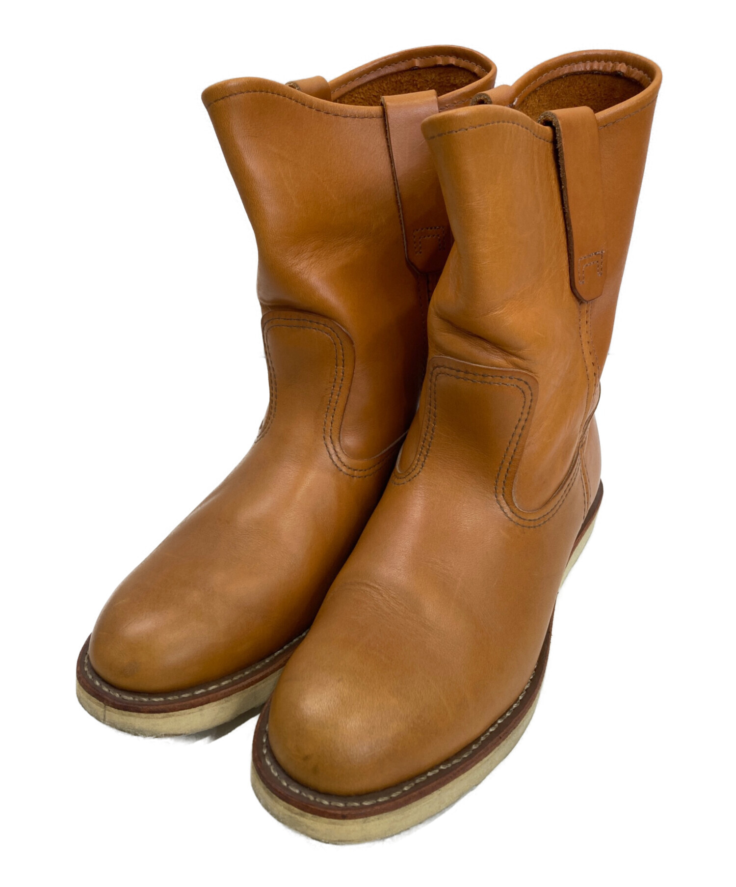 H*U様 レッドウイング ペコスブーツ6 1/2E 中古・古着通販】RED WING (レッドウィング) ペコスブーツ ブラウン