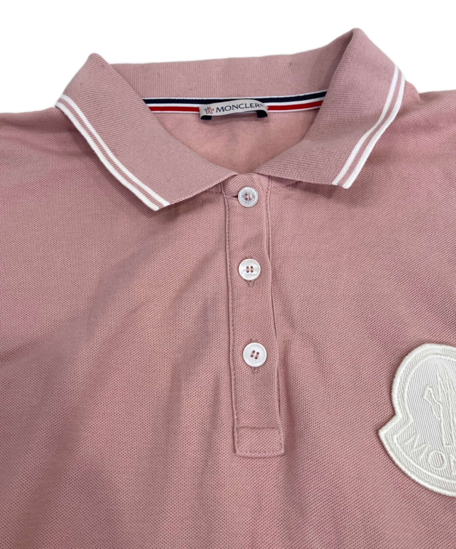 中古・古着通販】MONCLER (モンクレール) ロゴワッペンポロシャツ