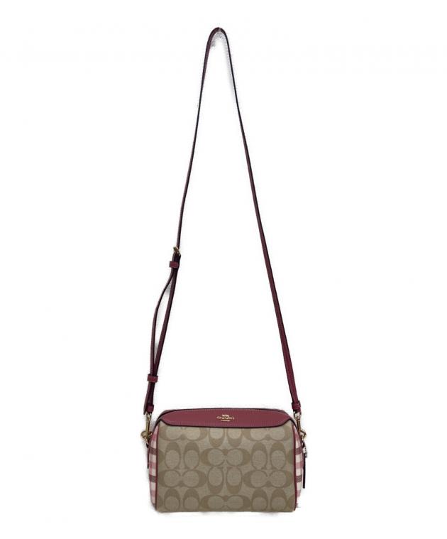 中古・古着通販】COACH (コーチ) ショルダーバッグ ピンク｜ブランド