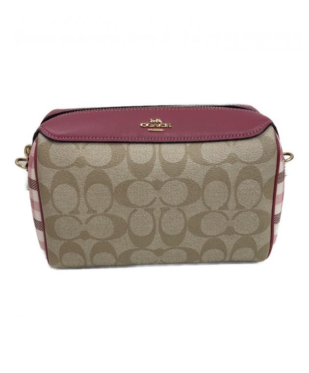 中古・古着通販】COACH (コーチ) ショルダーバッグ ピンク｜ブランド