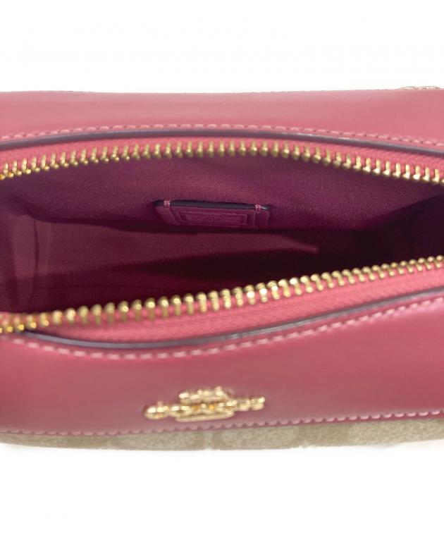 中古・古着通販】COACH (コーチ) ショルダーバッグ ピンク｜ブランド