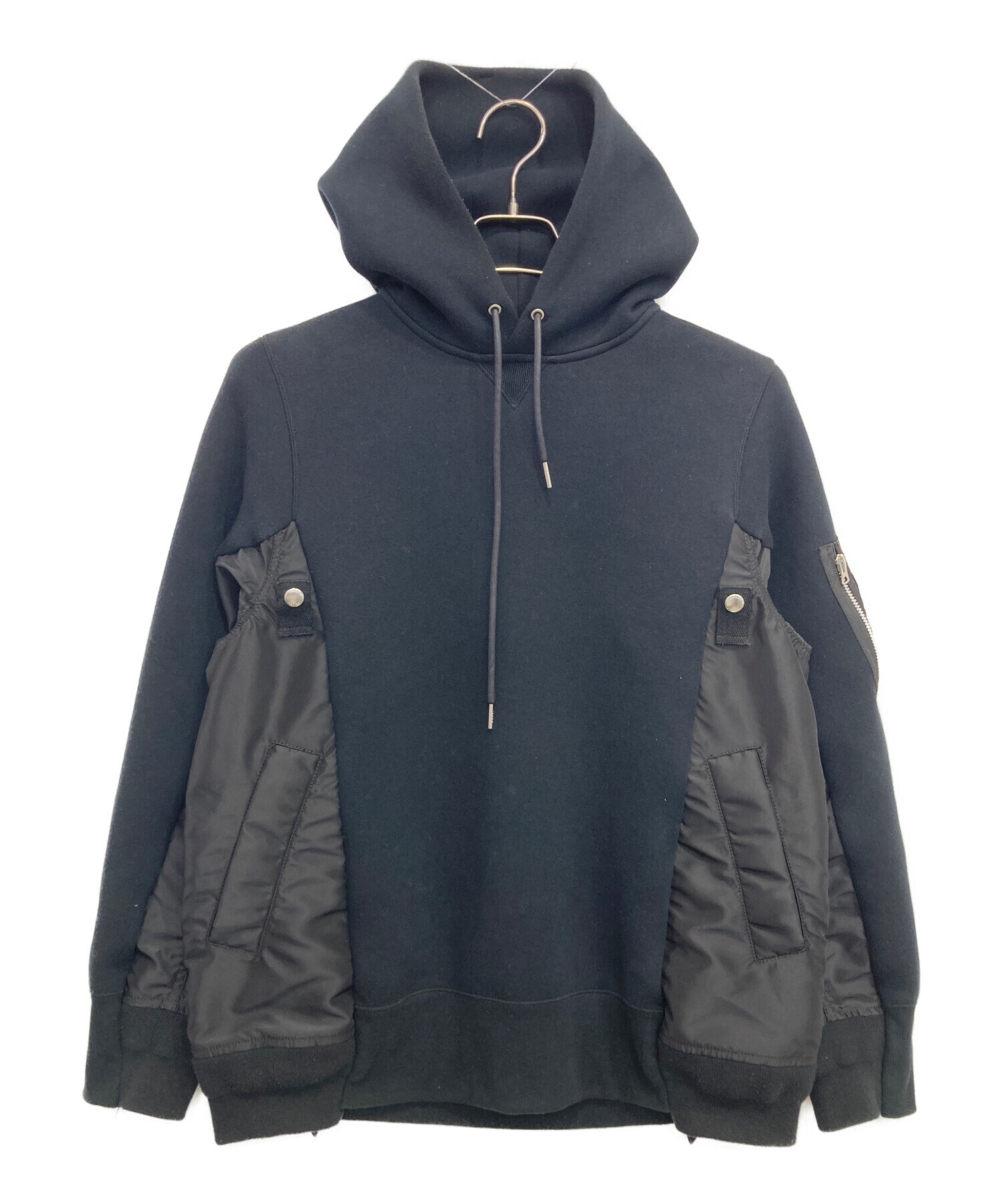 中古・古着通販】sacai (サカイ) Sponge Sweat x Nylon Twill Hoodie