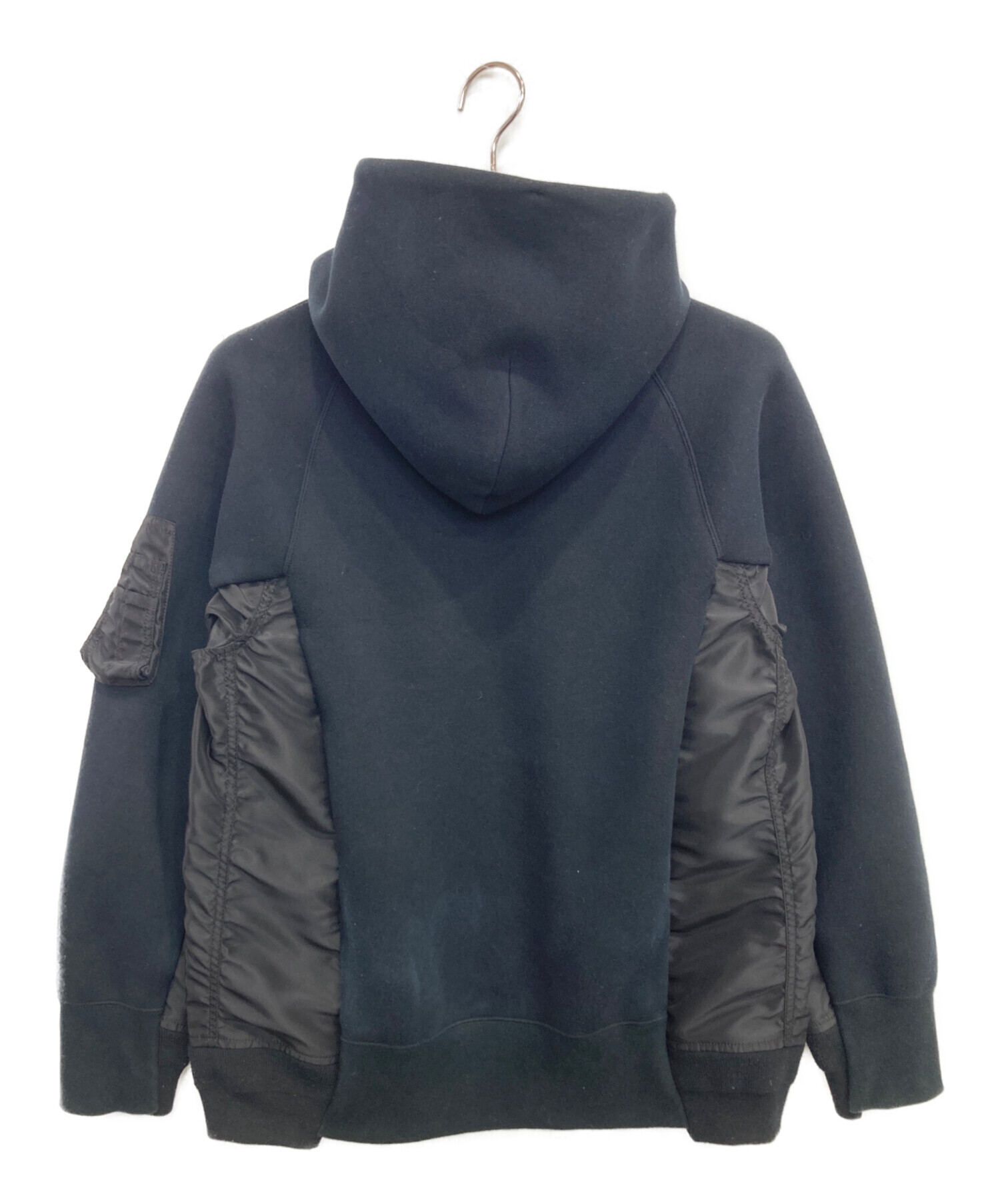 中古・古着通販】sacai (サカイ) Sponge Sweat x Nylon Twill Hoodie