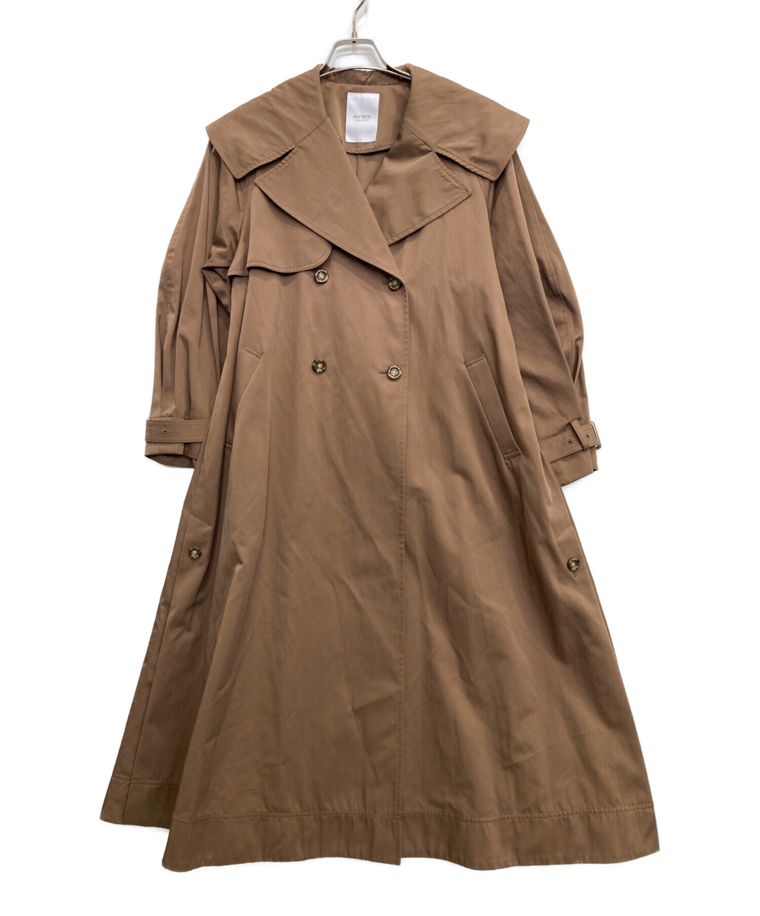 中古・古着通販】Her lip to (ハーリップトゥ) Grace Long Trench Coat