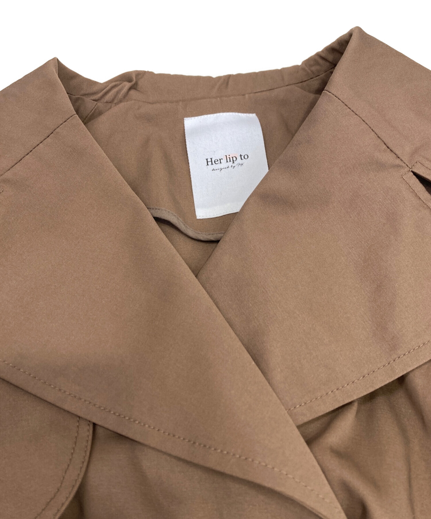 中古・古着通販】Her lip to (ハーリップトゥ) Grace Long Trench Coat