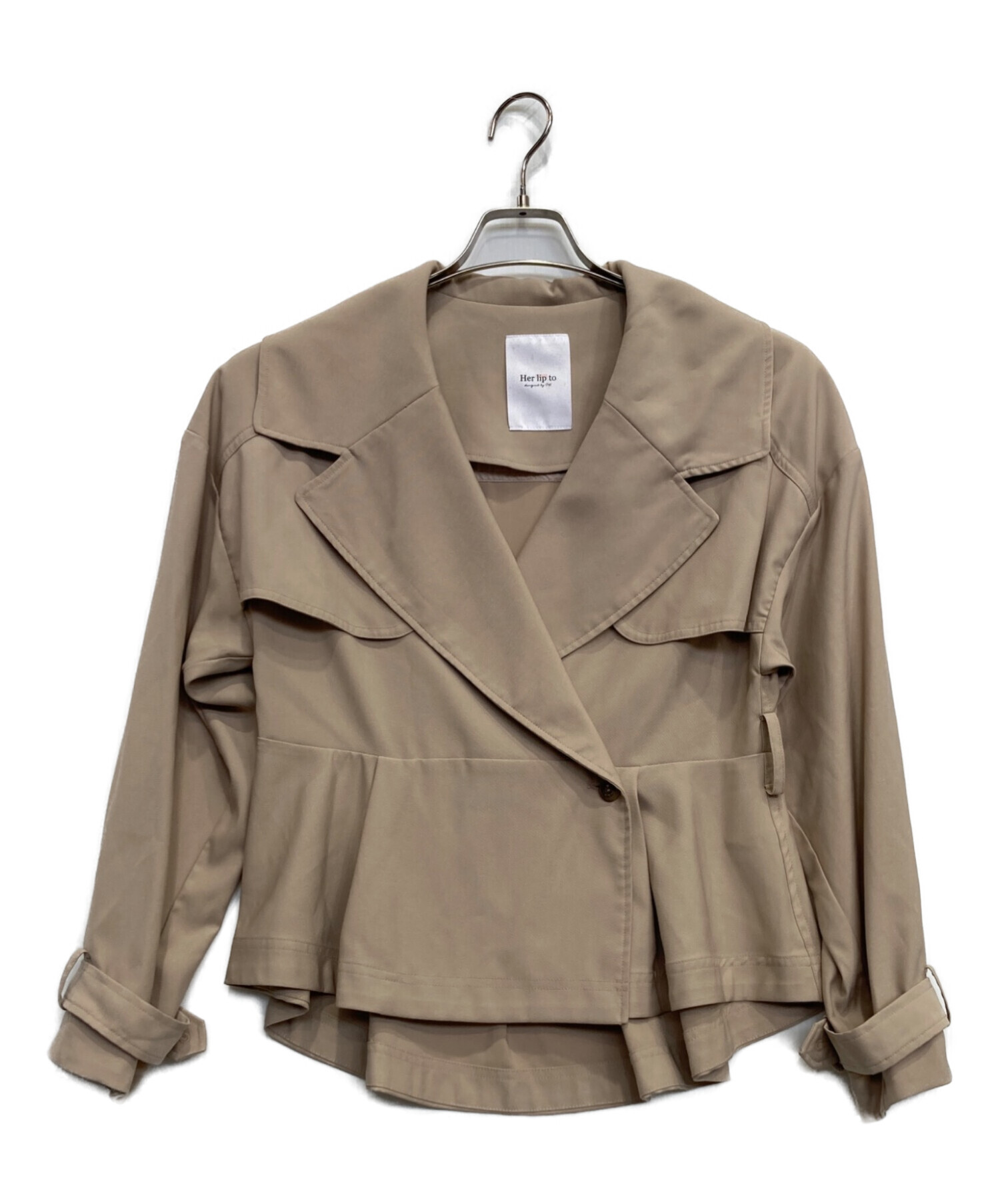 中古・古着通販】Her lip to (ハーリップトゥ) Everyday Belted Trench