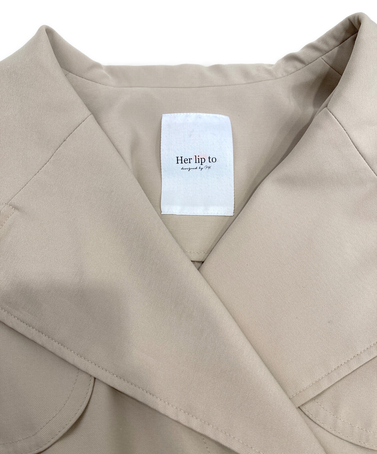 中古・古着通販】Her lip to (ハーリップトゥ) Everyday Belted Trench