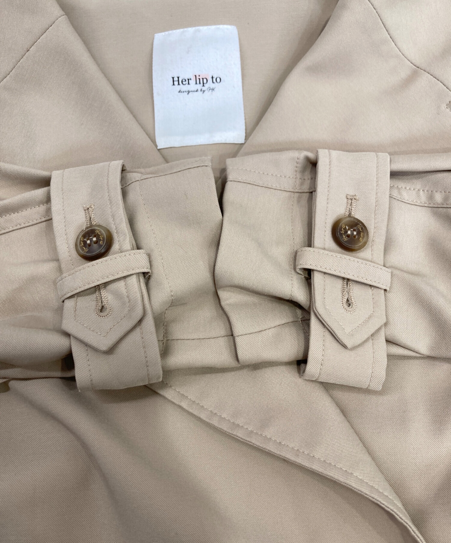 中古・古着通販】Her lip to (ハーリップトゥ) Everyday Belted Trench