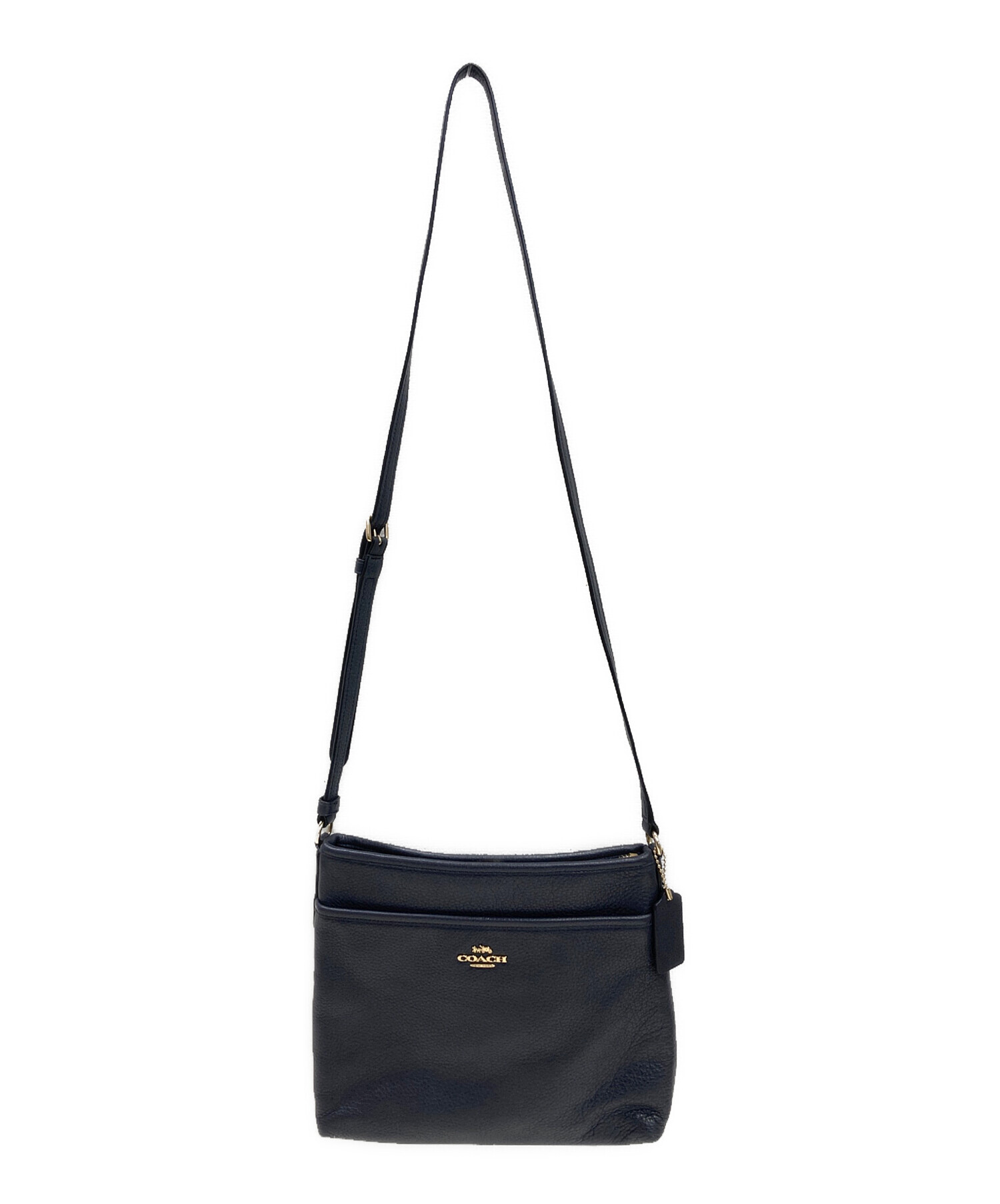 中古・古着通販】COACH (コーチ) ショルダーバッグ ネイビー｜ブランド