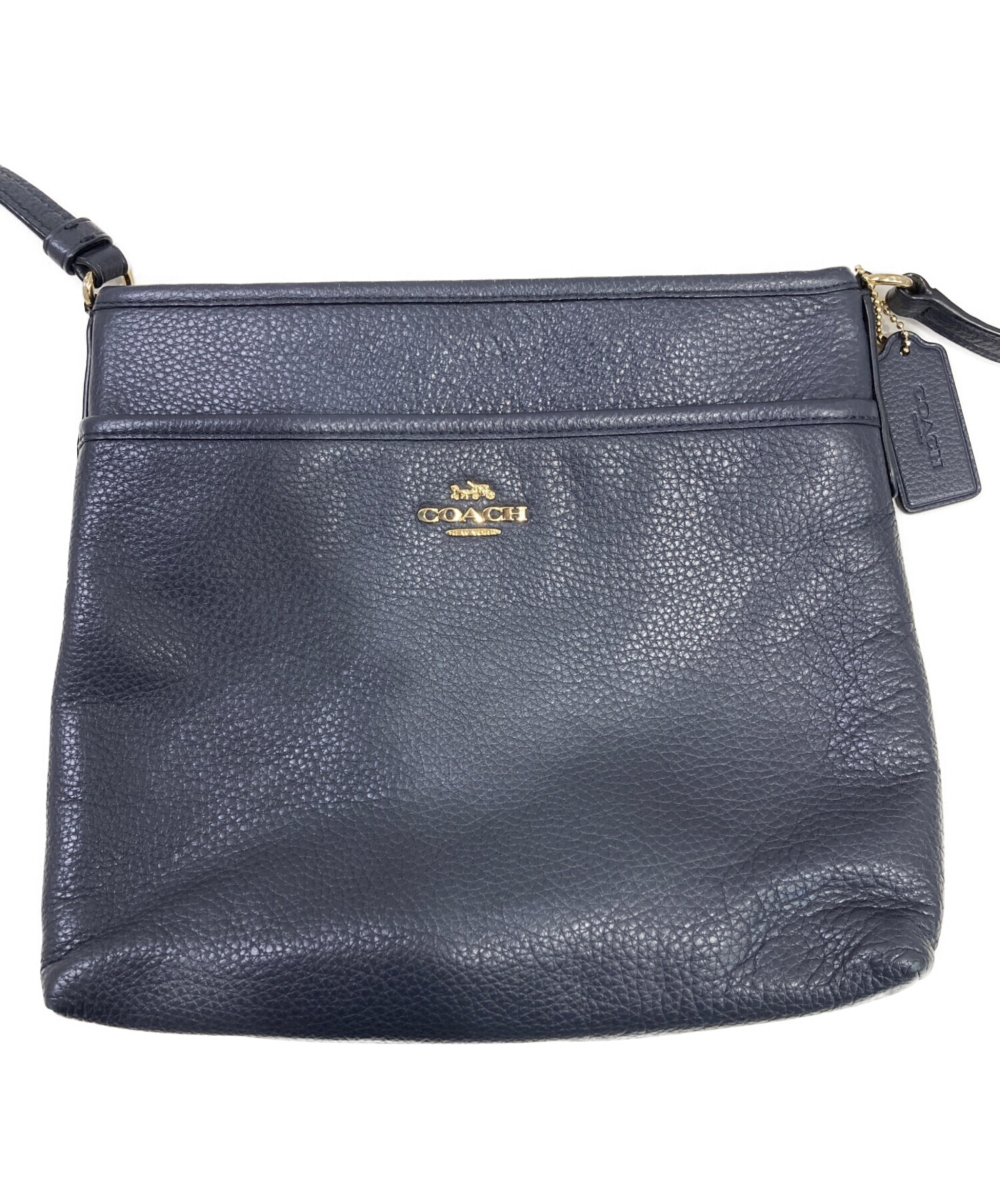 中古・古着通販】COACH (コーチ) ショルダーバッグ ネイビー｜ブランド