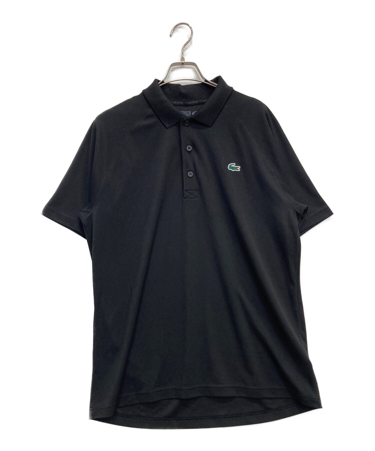 LACOSTE 新品未使用 中古・古着通販】LACOSTE (ラコステ) ポロシャツ ブラック サイズ:L
