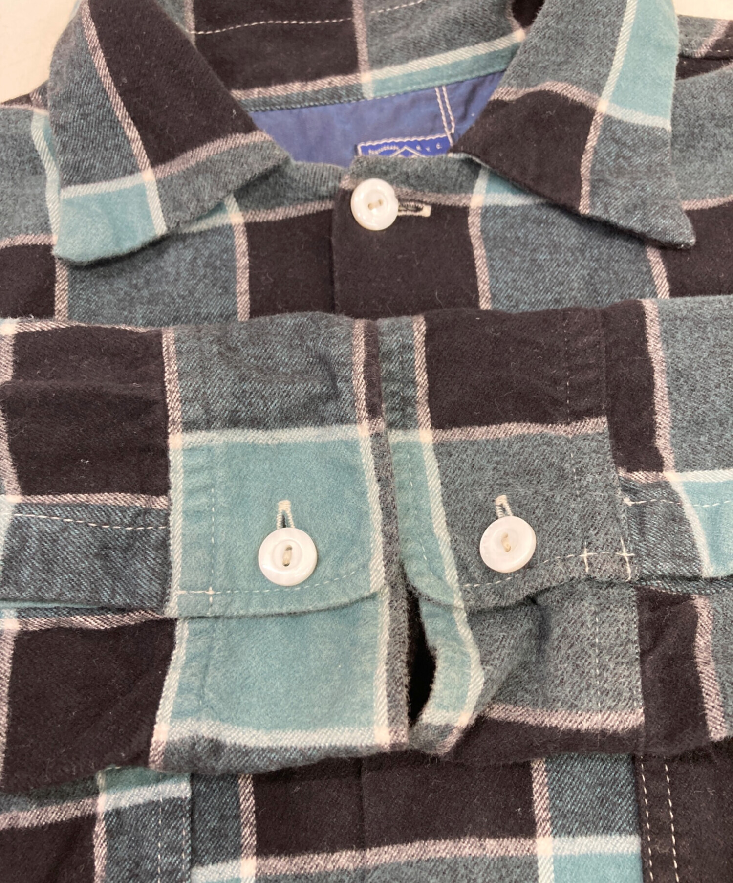 中古・古着通販】POST O'ALLS (ポストオーバーオールズ) plaid flannel
