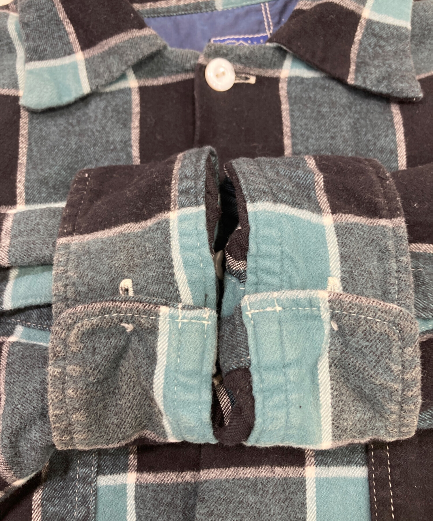 中古・古着通販】POST O'ALLS (ポストオーバーオールズ) plaid flannel
