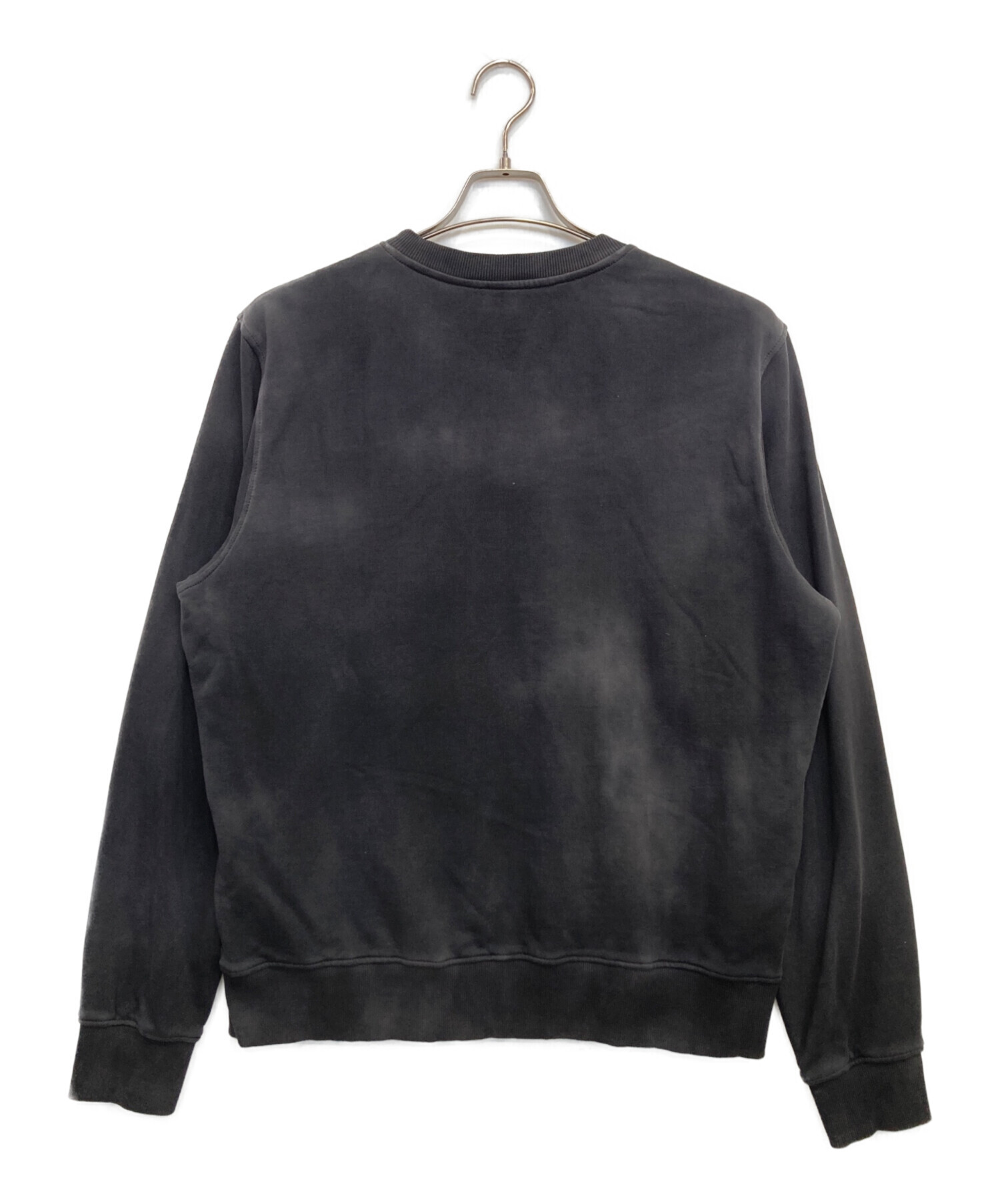 DIESEL ブラック クルーネック トレーナー 中古・古着通販】DIESEL (ディーゼル) クルーネックスウェット