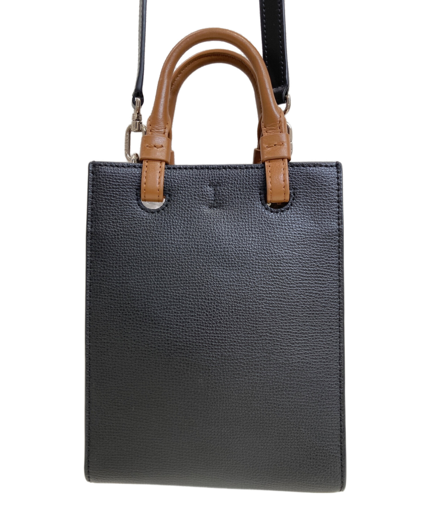 中古・古着通販】FURLA (フルラ) アミナトートバッグ ブラック