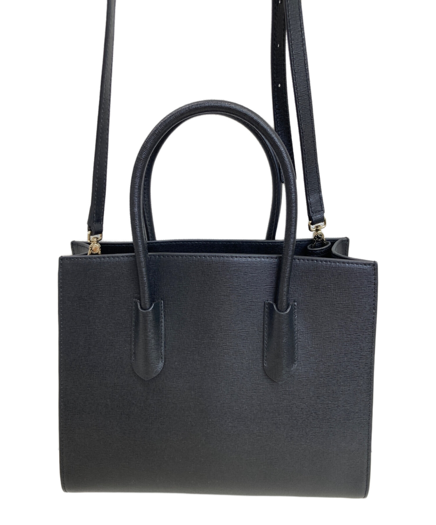 FURLA ハンドバッグ 2way 未使用 美品　タグ有り 中古・古着通販】FURLA (フルラ) 2WAYバッグ ブラック｜ブランド・古着