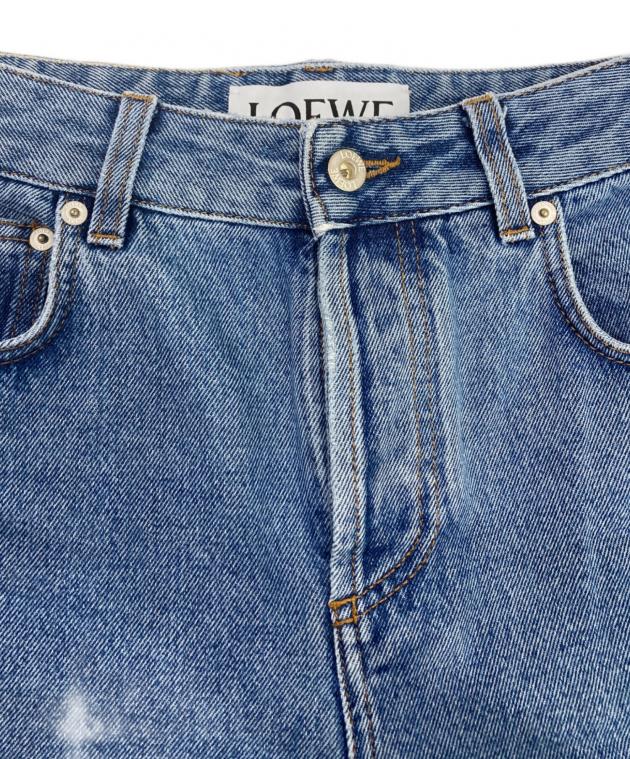 中古・古着通販】LOEWE (ロエベ) アナグラムクロップドジーンズ
