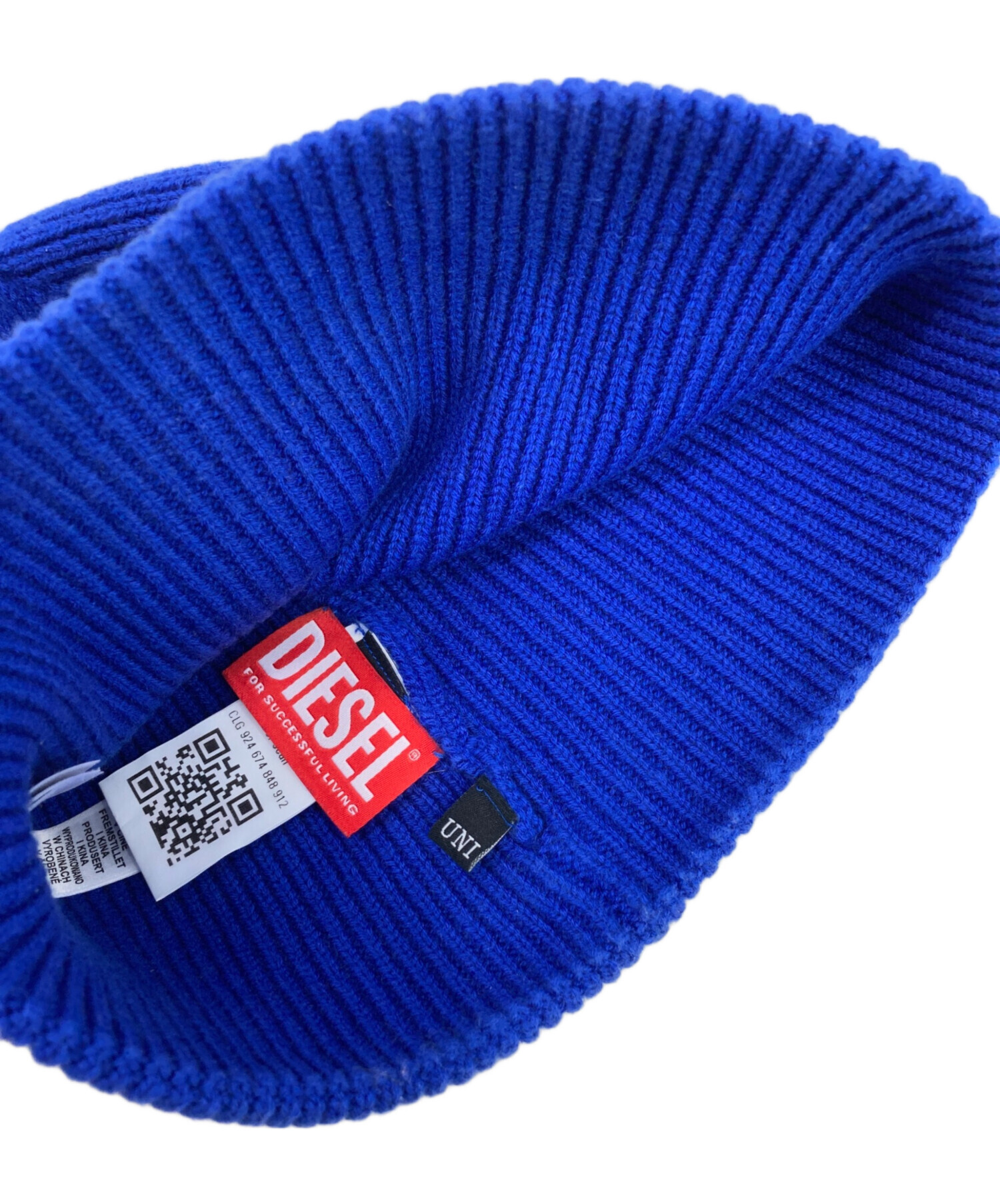 中古・古着通販】DIESEL (ディーゼル) ニット帽 ブルー｜ブランド
