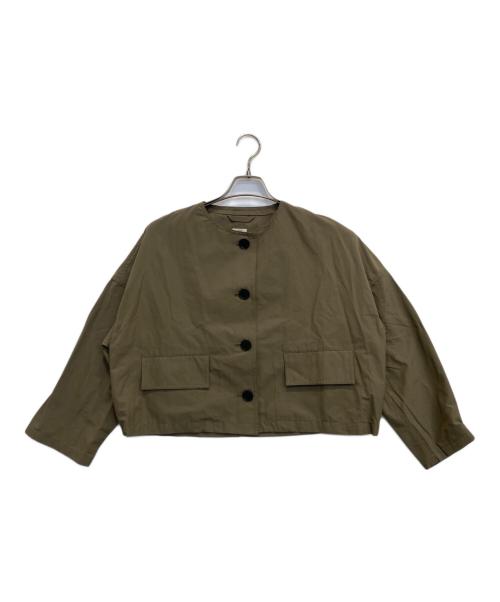 新品未使用　IÉNA ベージュ ウェザーノーカラージャケット 中古・古着通販】IENA (イエナ) ウェザーノーカラージャケット