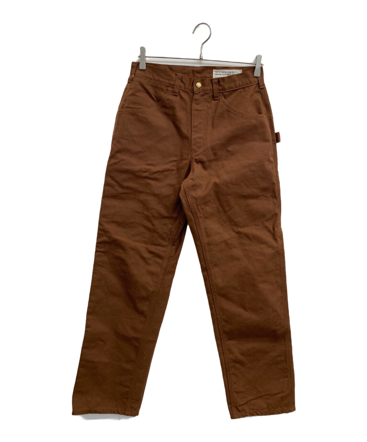 中古・古着通販】BONCOURA (ボンクラ) ペインターパンツ ブラウン