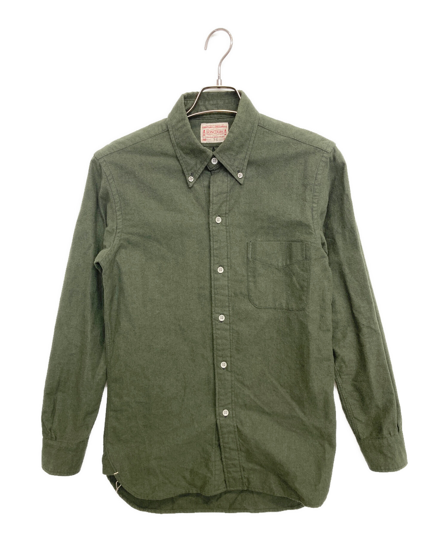 中古・古着通販】BONCOURA (ボンクラ) モールスキンボタンダウンシャツ