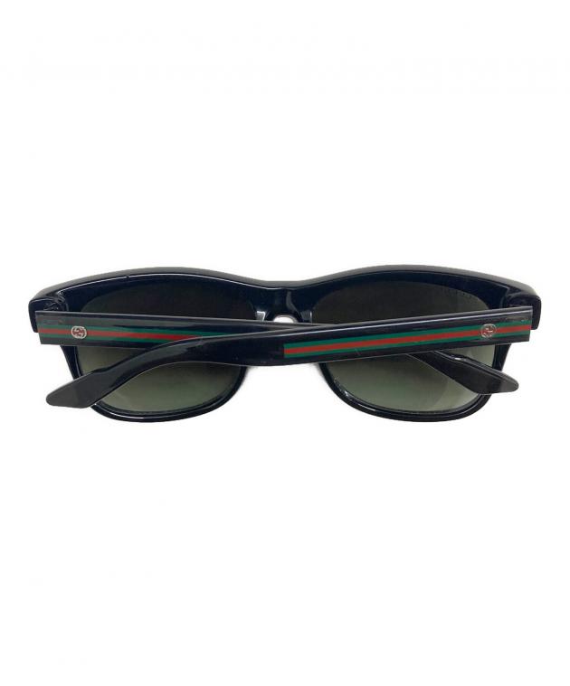 中古・古着通販】GUCCI (グッチ) サングラス ブラック サイズ:57□16 