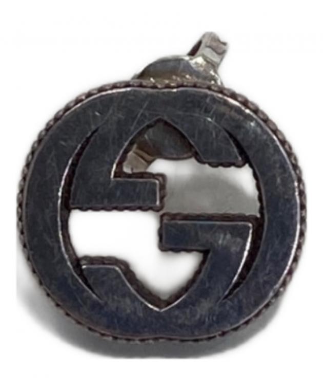 中古・古着通販】GUCCI (グッチ) インターロッキングGピアス シルバー