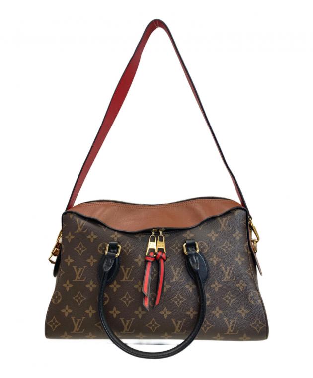 LOUIS VUITTON ハンドバッグ ブラウン 中古・古着通販】LOUIS VUITTON (ルイ ヴィトン) バッグ ブラウン