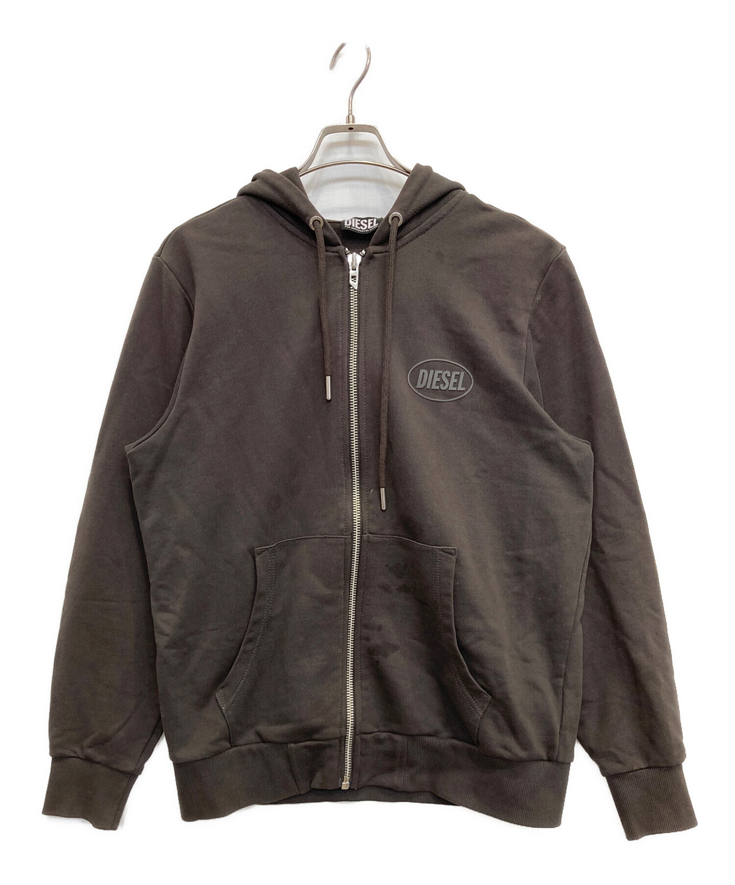 中古・古着通販】DIESEL (ディーゼル) S-GIRK-HOOD-ZIP-OVAL ダーク