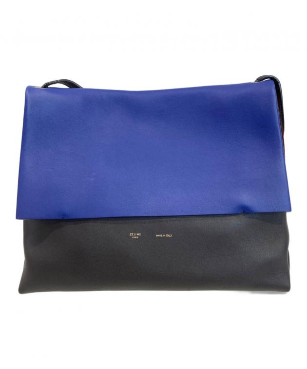 CÉLINE セリーヌ レザー バイカラー アイボリー ブラック 黒 楽天市場