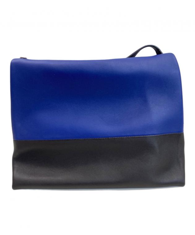 中古・古着通販】CELINE (セリーヌ) バイカラーレザーショルダーバッグ
