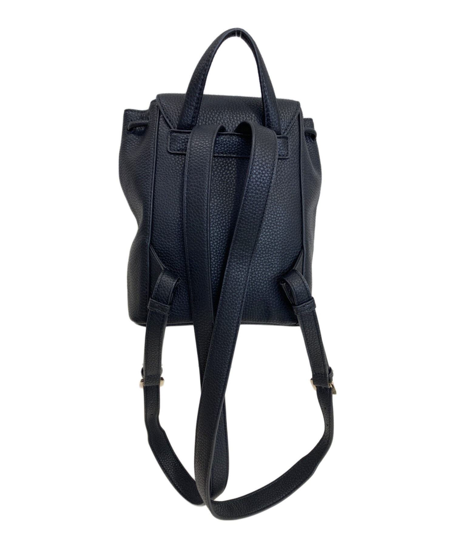 美品　フルラ　ダエナ　リュック　レザー　ブラック 中古・古着通販】FURLA (フルラ) ダナエ レザー スモールフラップ