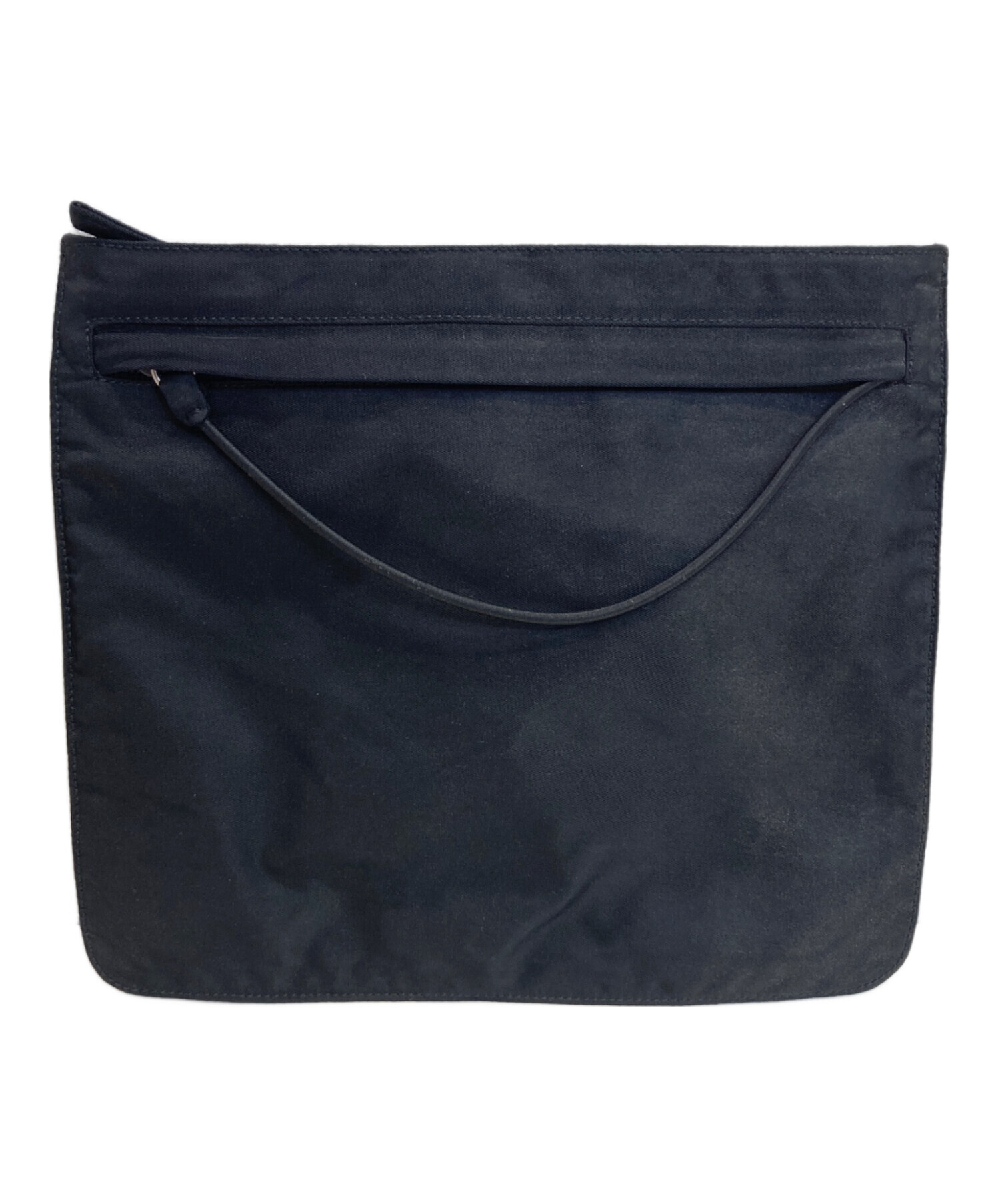 中古・古着通販】PRADA (プラダ) 三角ロゴポーチ ブラック｜ブランド