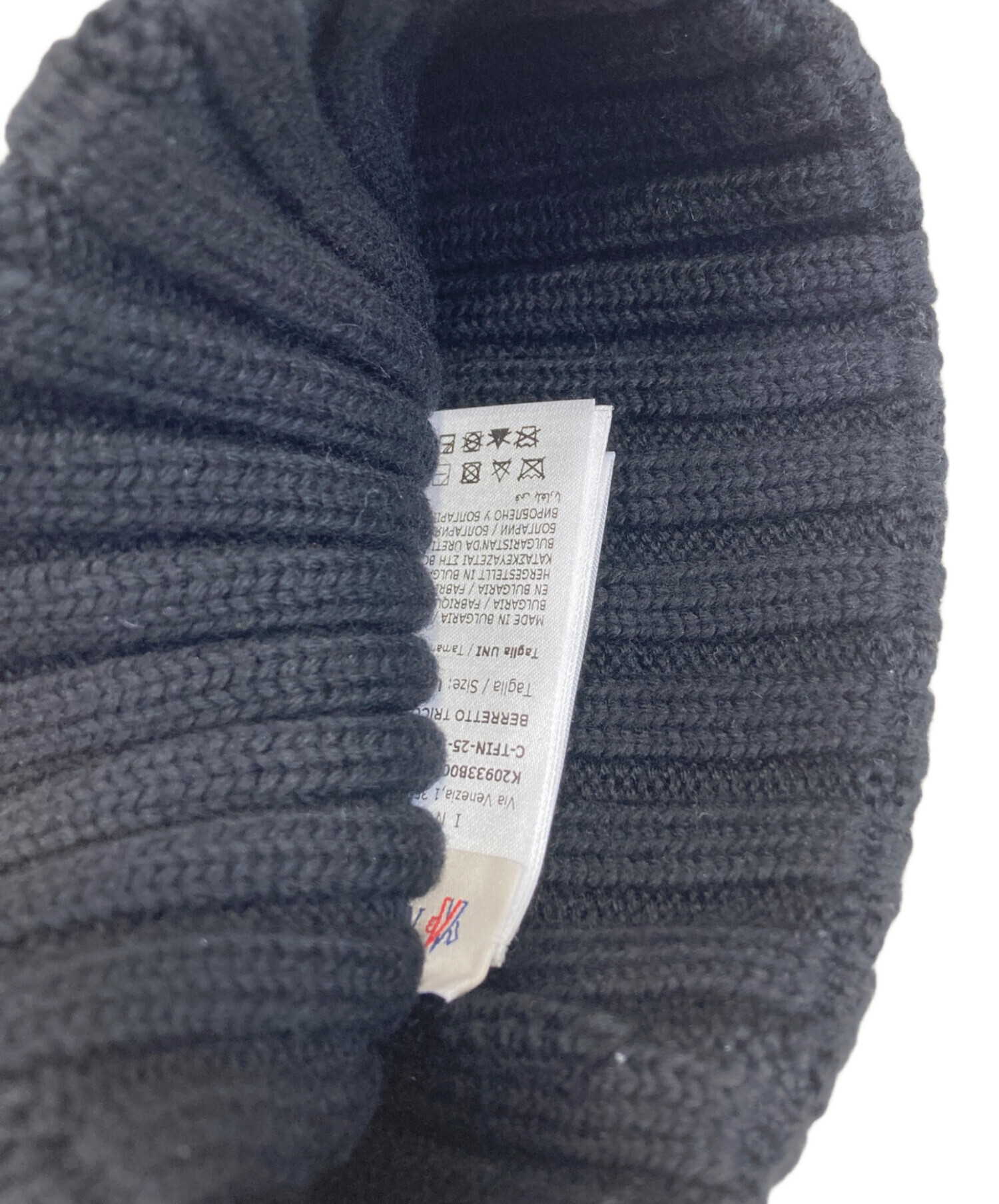 中古・古着通販】MONCLER (モンクレール) ポンポン付きワッペンニット