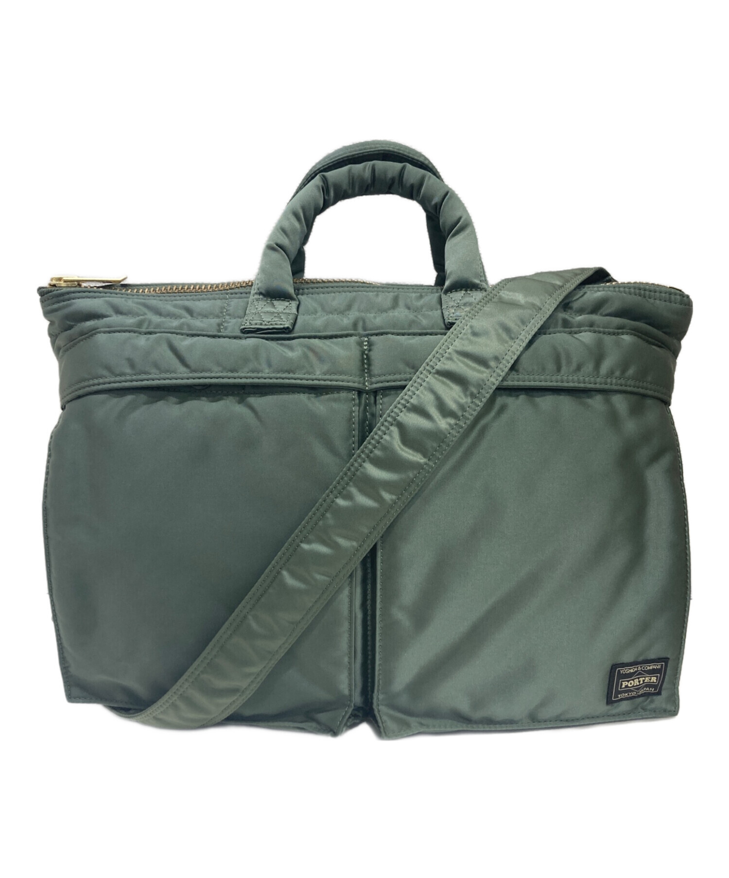 中古・古着通販】PORTER (ポーター) ショルダーバッグ オリーブ 