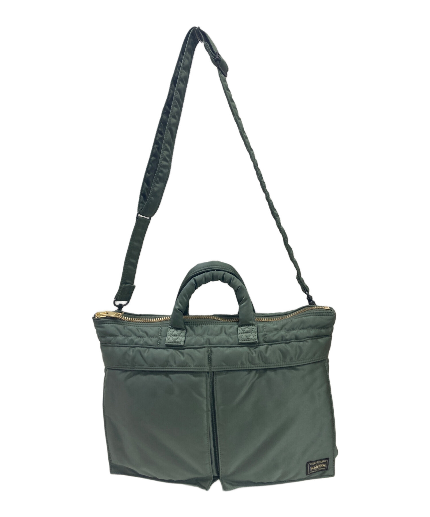 中古・古着通販】PORTER (ポーター) ショルダーバッグ オリーブ 