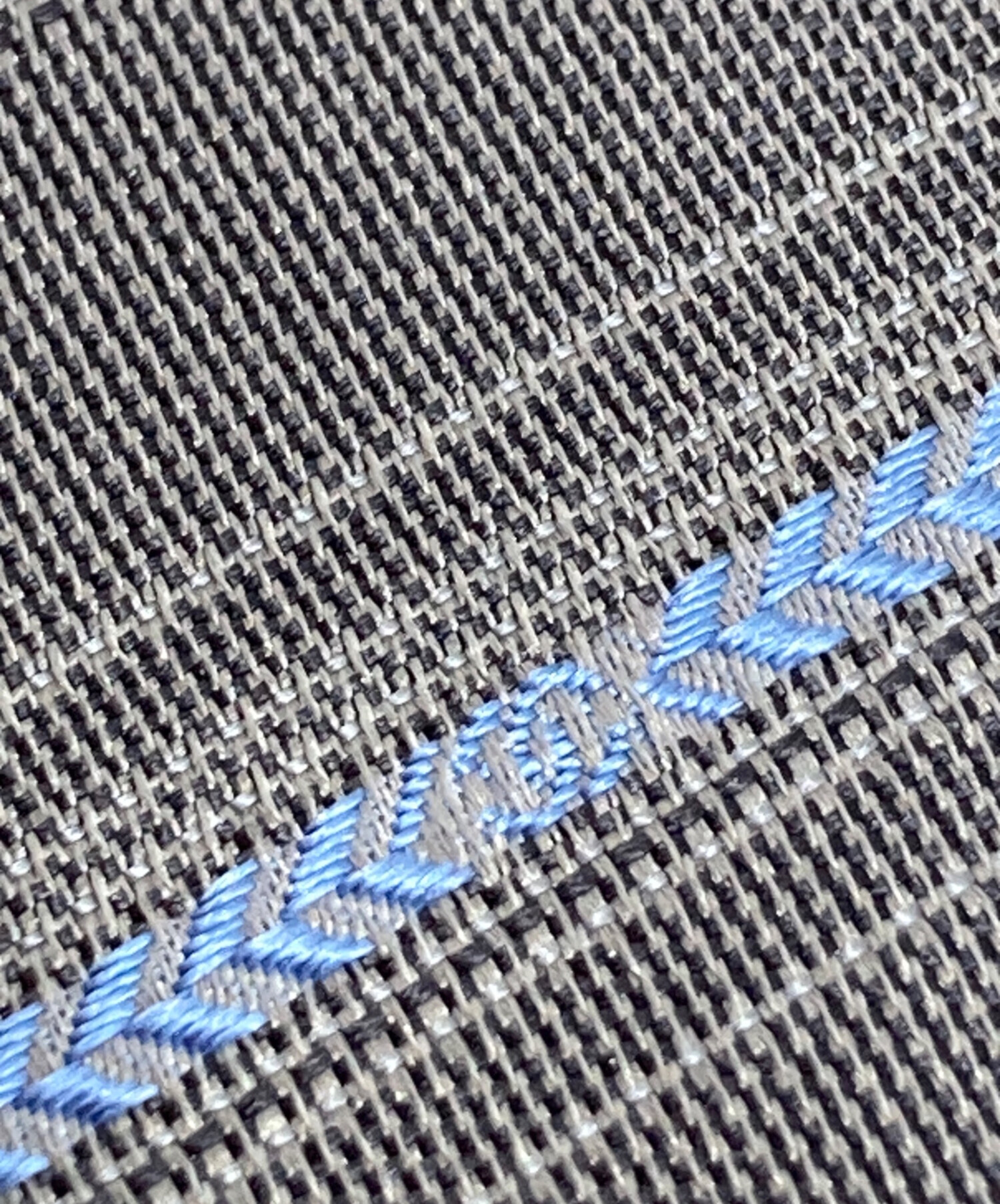 中古・古着通販】CHANEL (シャネル) ロゴ刺繍ストライプネクタイ