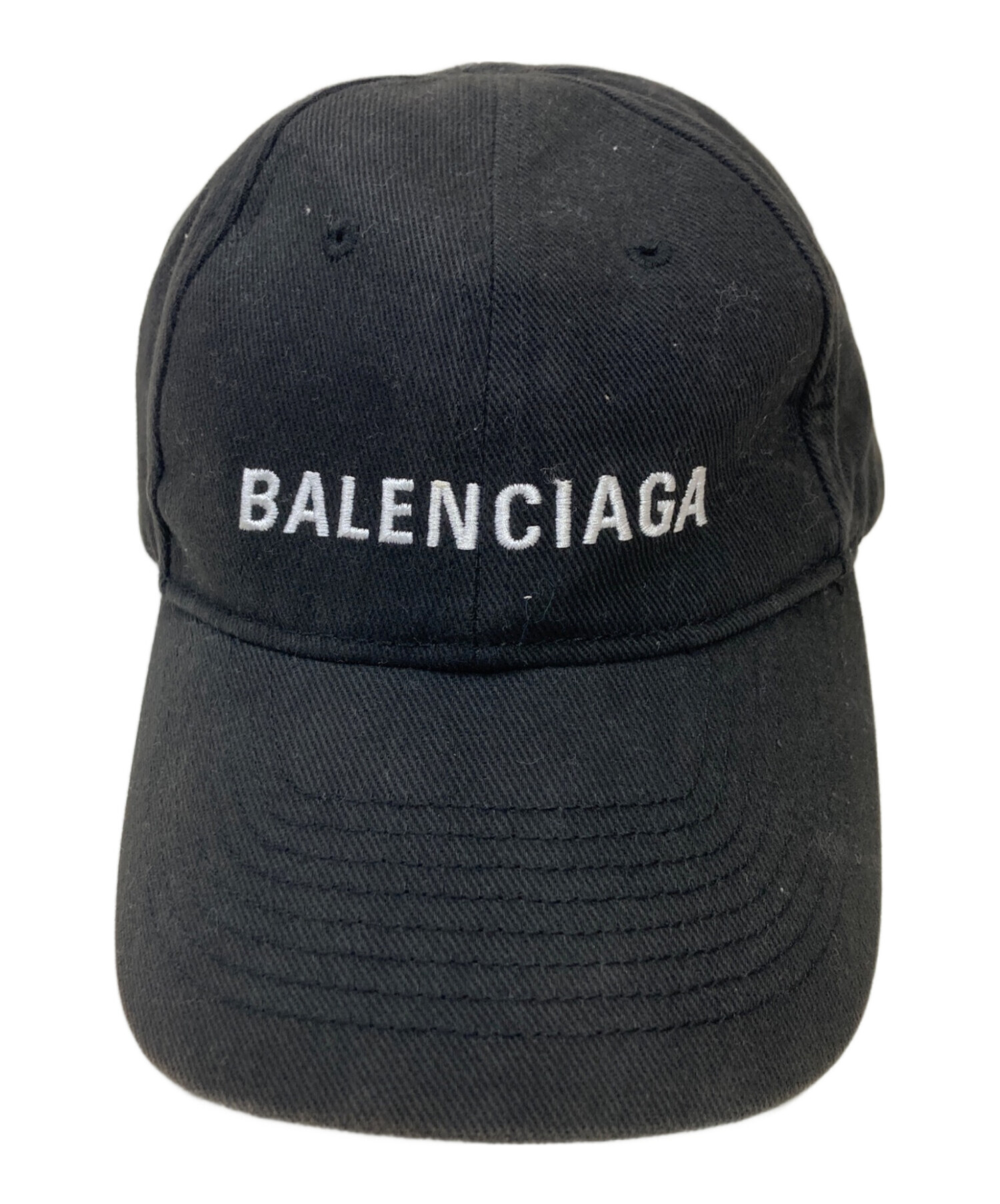 中古・古着通販】BALENCIAGA (バレンシアガ) ロゴキャップ ブラック