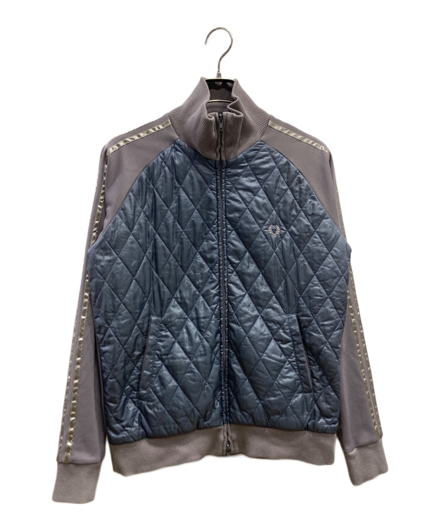 FRED PERRY グレー トラックジャケット 中古・古着通販】FRED PERRY (フレッドペリー) トラックジャケット
