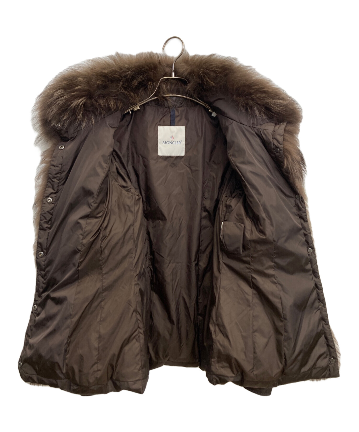 中古・古着通販】MONCLER (モンクレール) ファーダウンジャケット