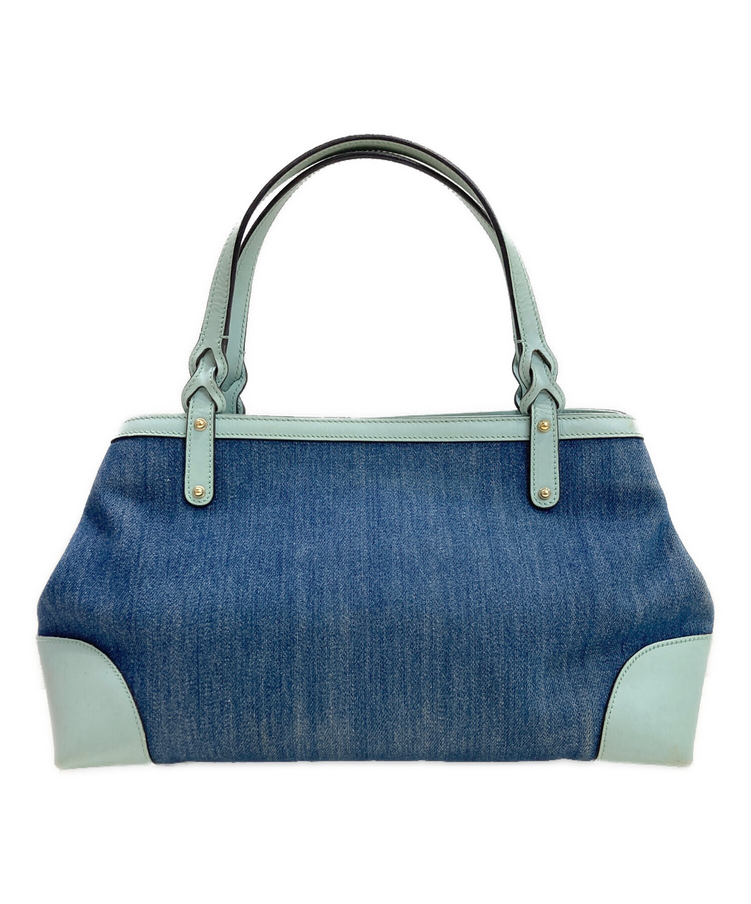 中古・古着通販】GUCCI (グッチ) デニムトートバッグ インディゴ