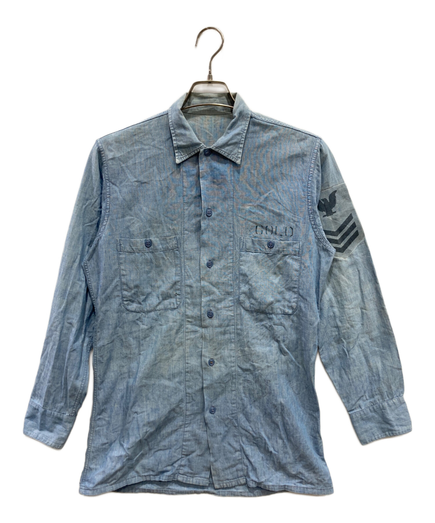 中古・古着通販】US NAVY (ユーエスネイビー) CHAMBRAY SHIRT
