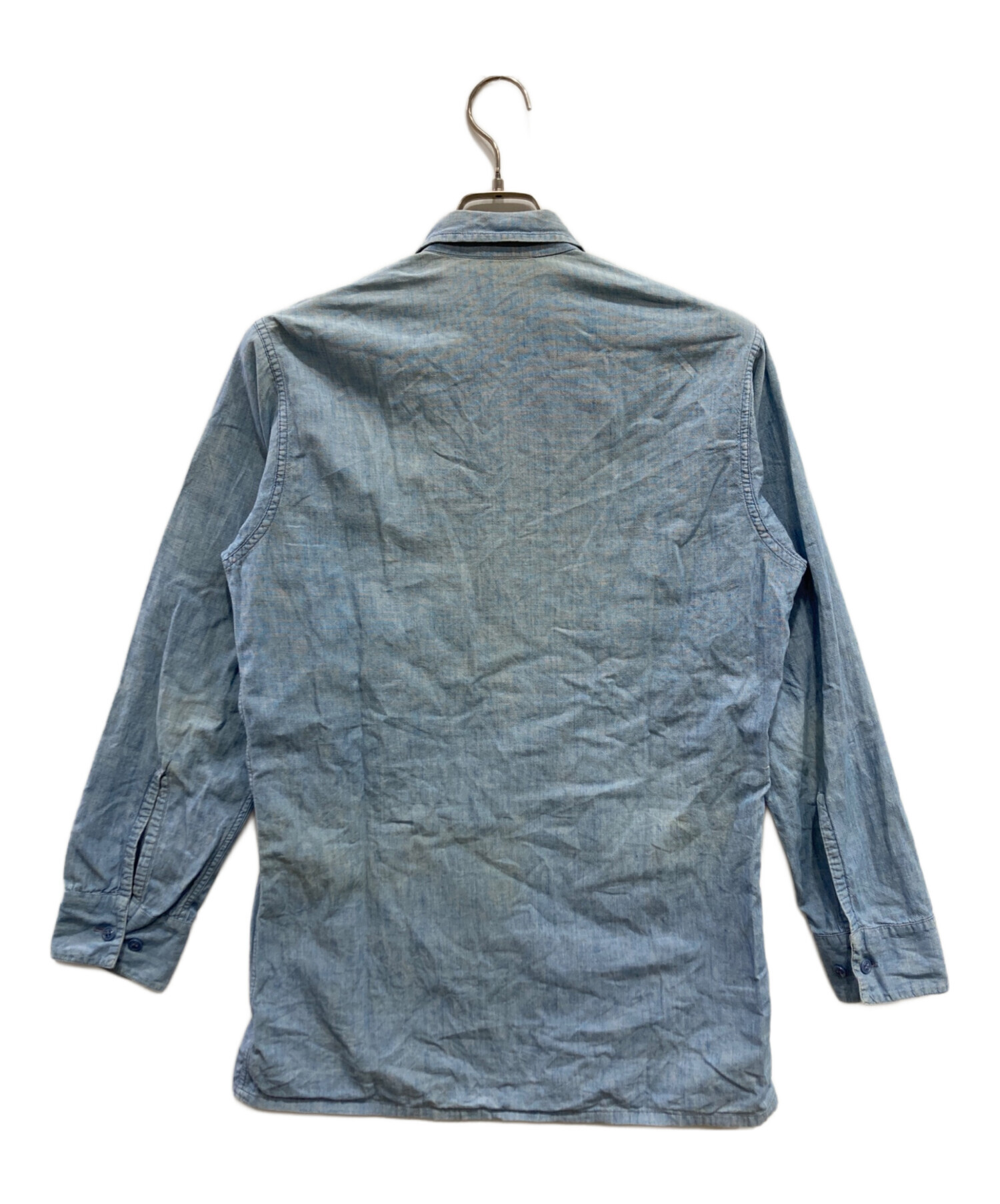 中古・古着通販】US NAVY (ユーエスネイビー) CHAMBRAY SHIRT