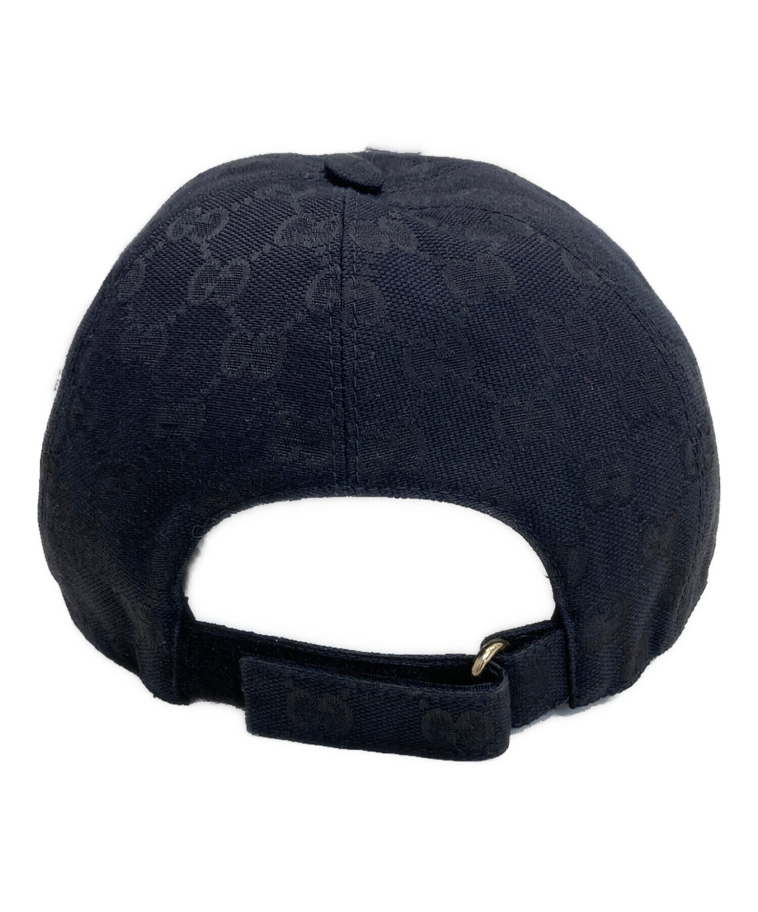 中古・古着通販】GUCCI (グッチ) レザーワッペン GGキャンバス ベース